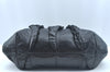 Authentic PRADA Vintage Leather Shoulder Hand Tote Bag Black 9992H