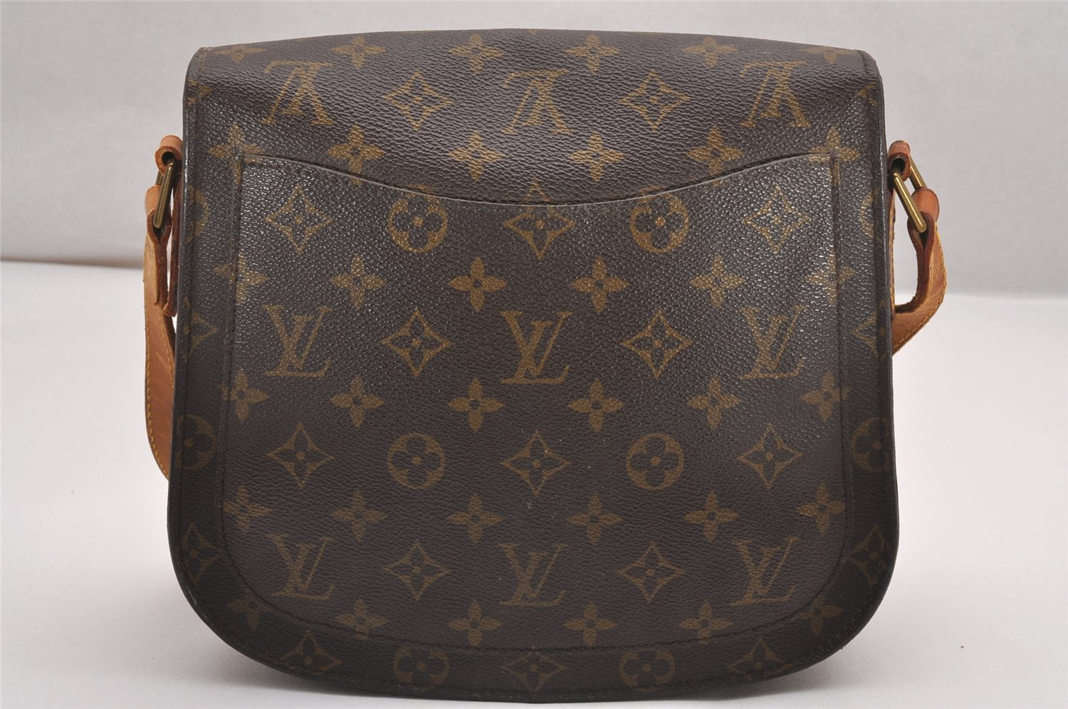 Authentic Louis Vuitton Monogram Saint Cloud GM M51242 Shoulder Cross Bag 9992I