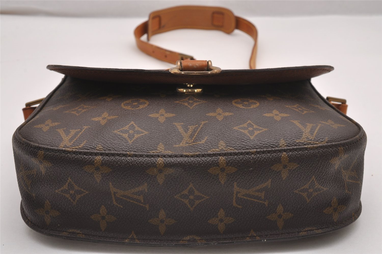 Authentic Louis Vuitton Monogram Saint Cloud GM M51242 Shoulder Cross Bag 9992I