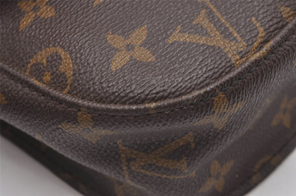 Authentic Louis Vuitton Monogram Saint Cloud GM M51242 Shoulder Cross Bag 9992I