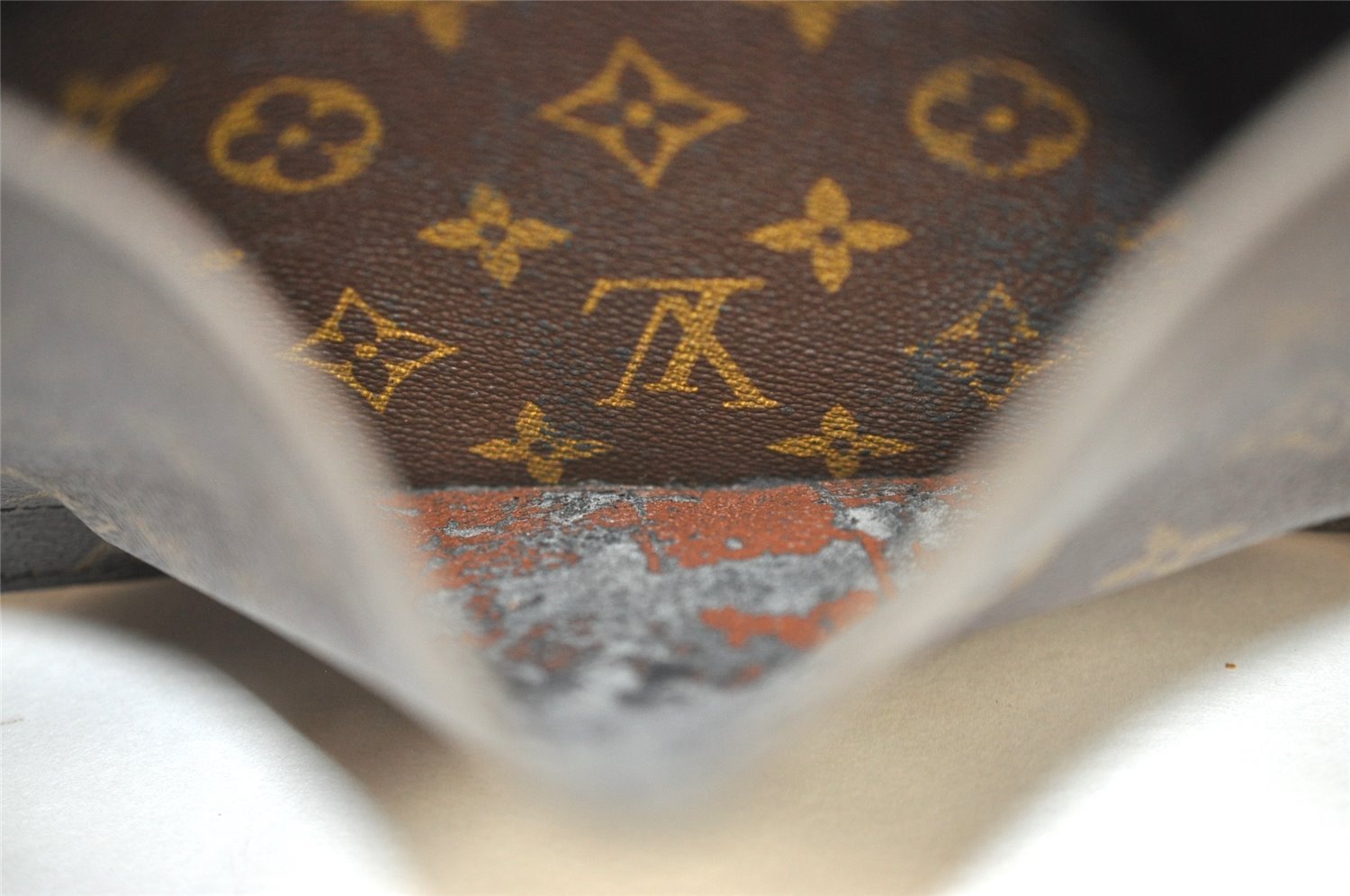 Authentic Louis Vuitton Monogram Saint Cloud GM M51242 Shoulder Cross Bag 9992I
