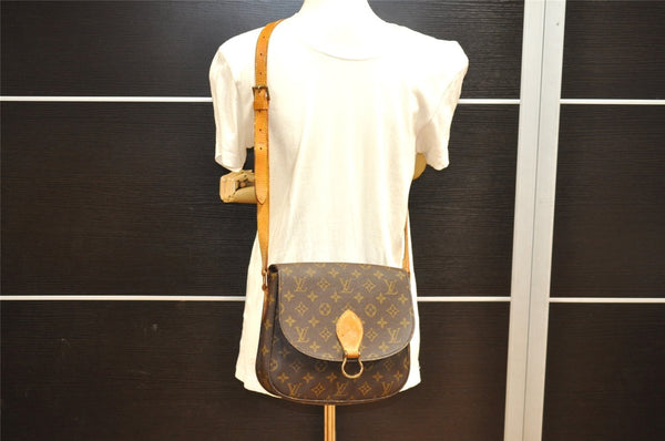 Authentic Louis Vuitton Monogram Saint Cloud GM M51242 Shoulder Cross Bag 9992I