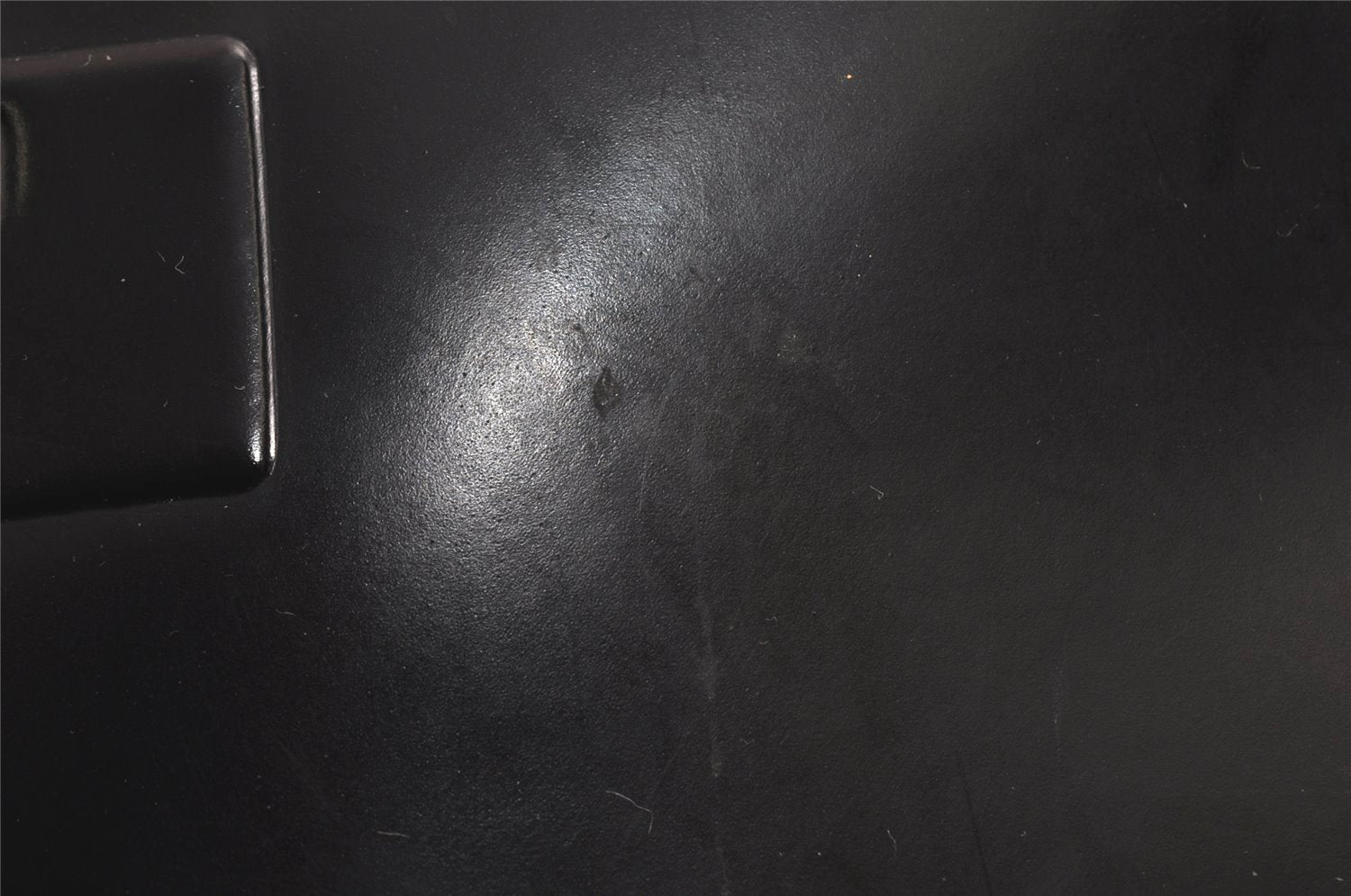 Authentic GUCCI Vintage Shoulder Hand Bag Purse Enamel Black Junk 9992J