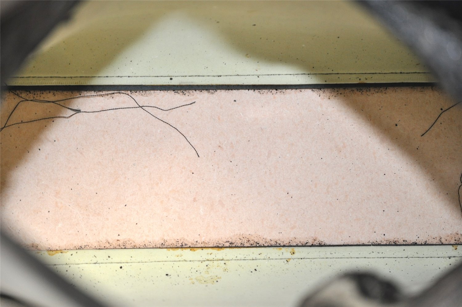 Authentic GUCCI Vintage Shoulder Hand Bag Purse Enamel Black Junk 9992J