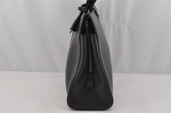 Authentic PRADA Vitello City Leather Nappa Shoulder Hand Bag B8197 Black 9993J