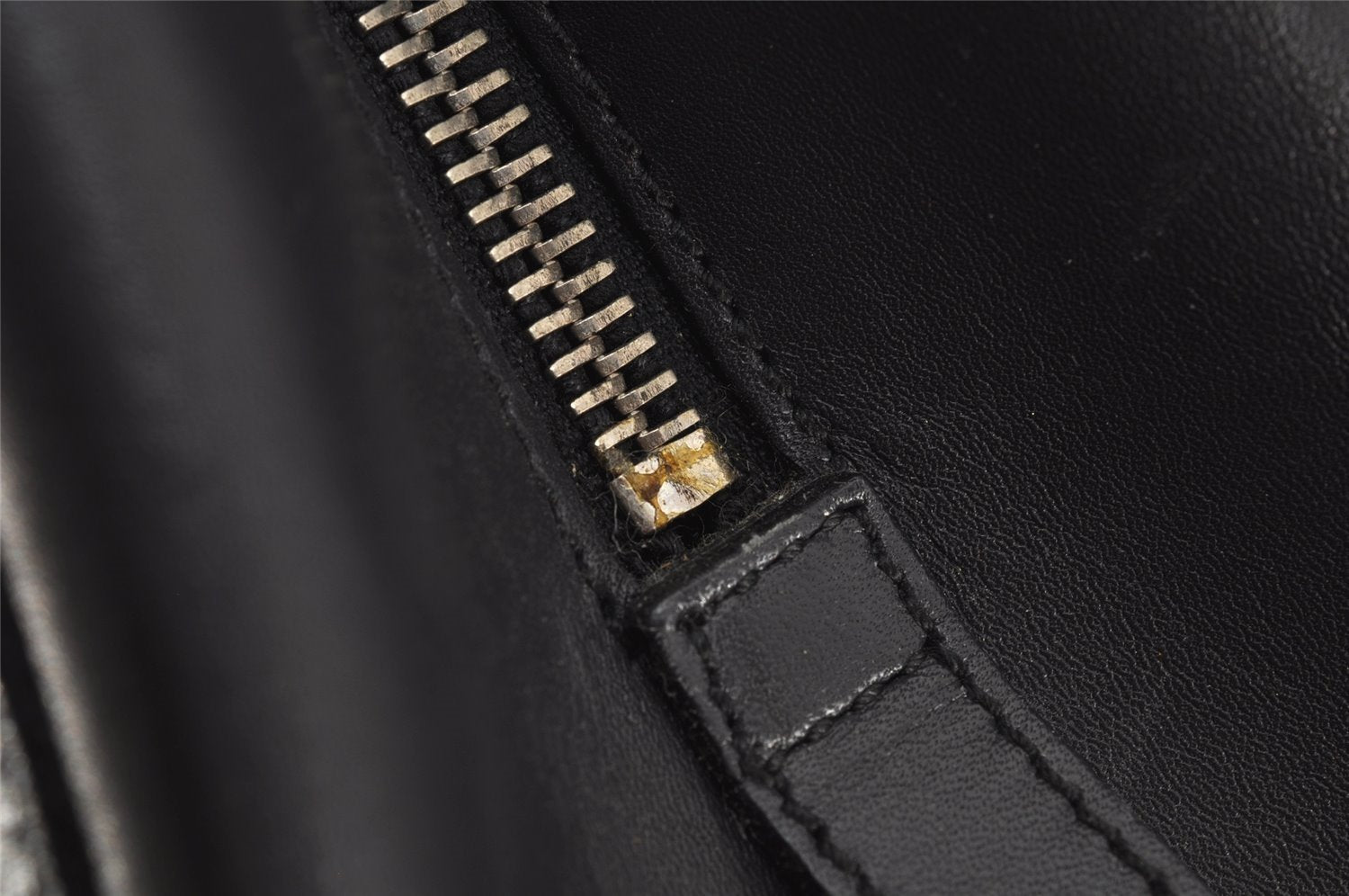 Authentic PRADA Vitello City Leather Nappa Shoulder Hand Bag B8197 Black 9993J