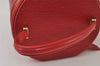 Authentic Louis Vuitton Epi Cannes Red Cosmetic Hand Bag Purse M48037 LV 9994I