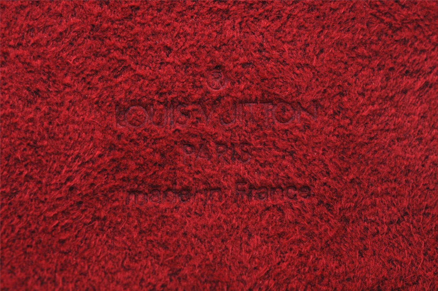 Authentic Louis Vuitton Epi Cannes Red Cosmetic Hand Bag Purse M48037 LV 9994I