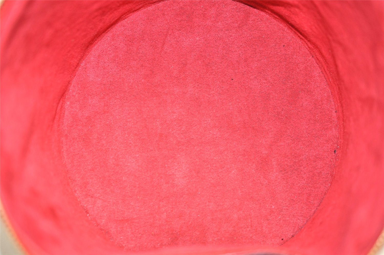 Authentic Louis Vuitton Epi Cannes Red Cosmetic Hand Bag Purse M48037 LV 9994I