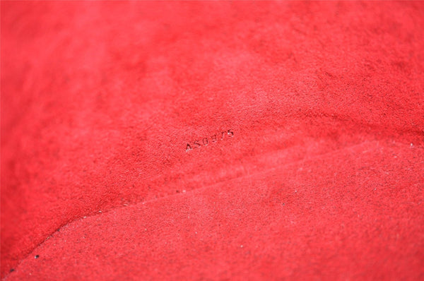 Authentic Louis Vuitton Epi Cannes Red Cosmetic Hand Bag Purse M48037 LV 9994I