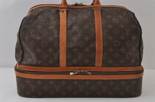 Authentic Louis Vuitton Monogram Sac Sport Travel Hand Bag Old Model LV 9995I
