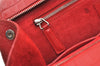 Auth SAINT LAURENT Cabas Rive Gauche 2Way Hand Bag Leather 400413 Red 9996J