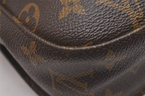 Authentic Louis Vuitton Monogram Saint Cloud GM M51242 Shoulder Cross Bag 9997I