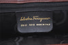 Authentic Salvatore Ferragamo Vintage Leather Shoulder Tote Bag Brown SF 9997J