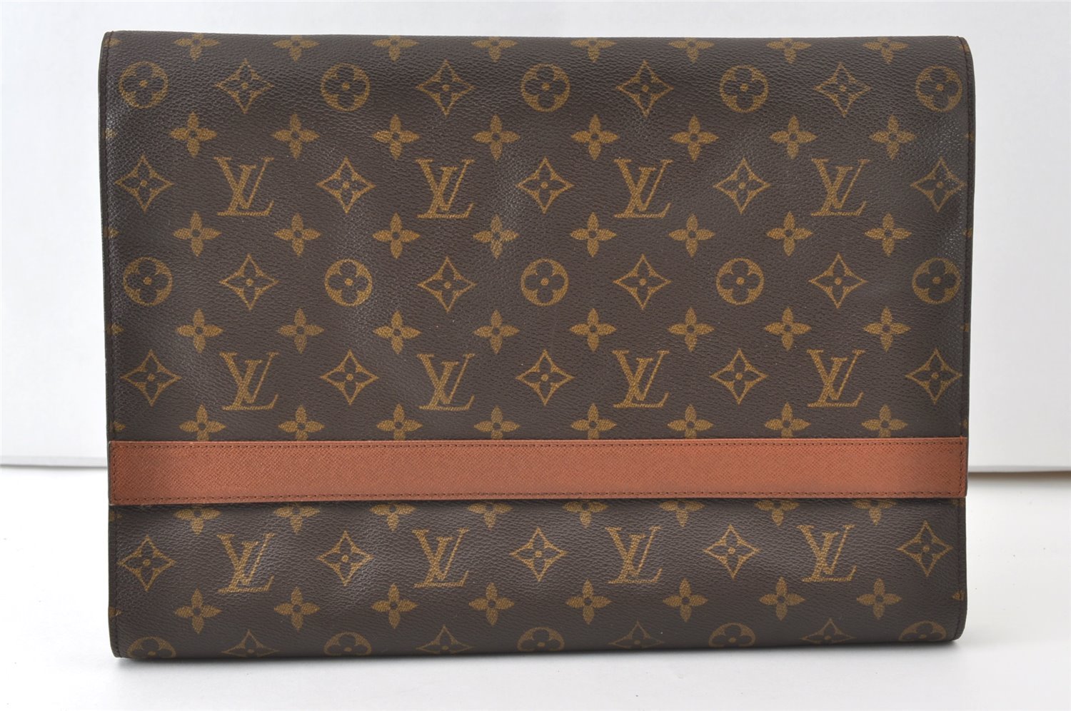 Authentic Louis Vuitton Monogram Porte Envelope Documents Case M51801 LV 9998I