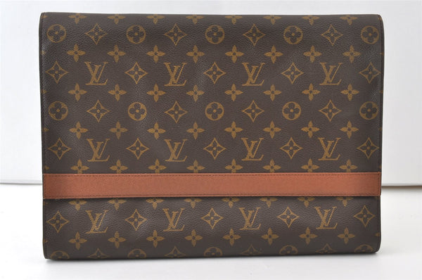 Authentic Louis Vuitton Monogram Porte Envelope Documents Case M51801 LV 9998I