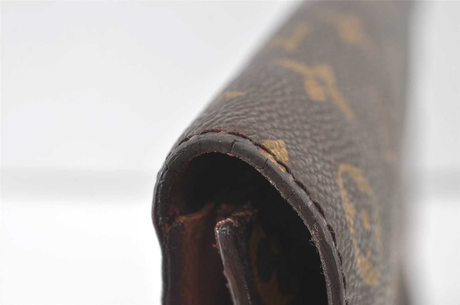 Authentic Louis Vuitton Monogram Porte Envelope Documents Case M51801 LV 9998I