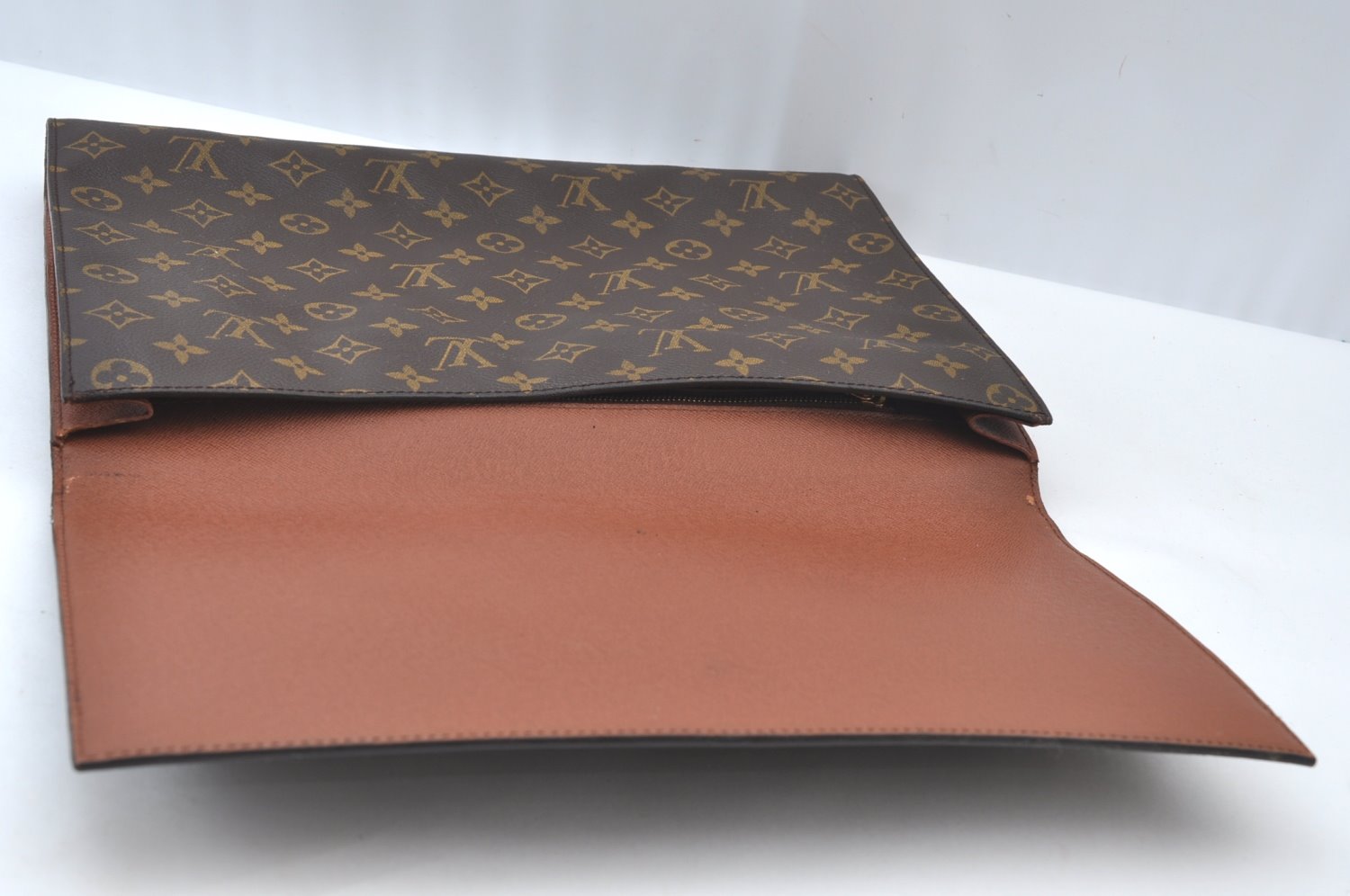 Authentic Louis Vuitton Monogram Porte Envelope Documents Case M51801 LV 9998I
