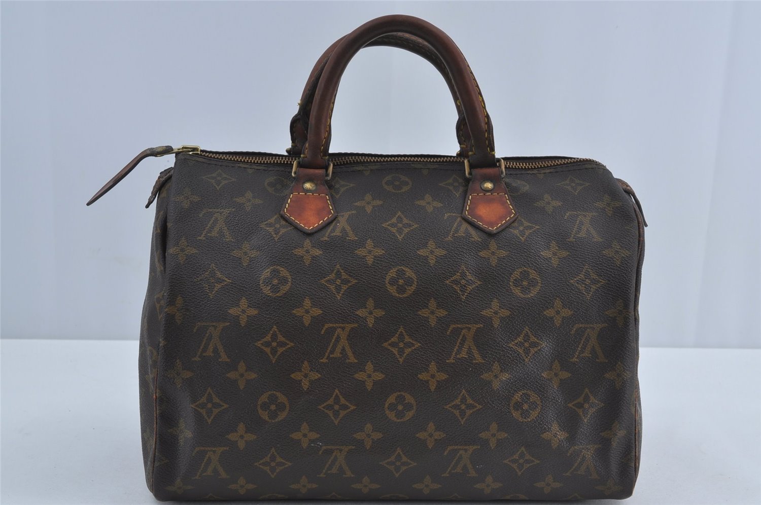 Authentic Louis Vuitton Monogram Speedy 30 Hand Boston Bag M41526 LV H4668