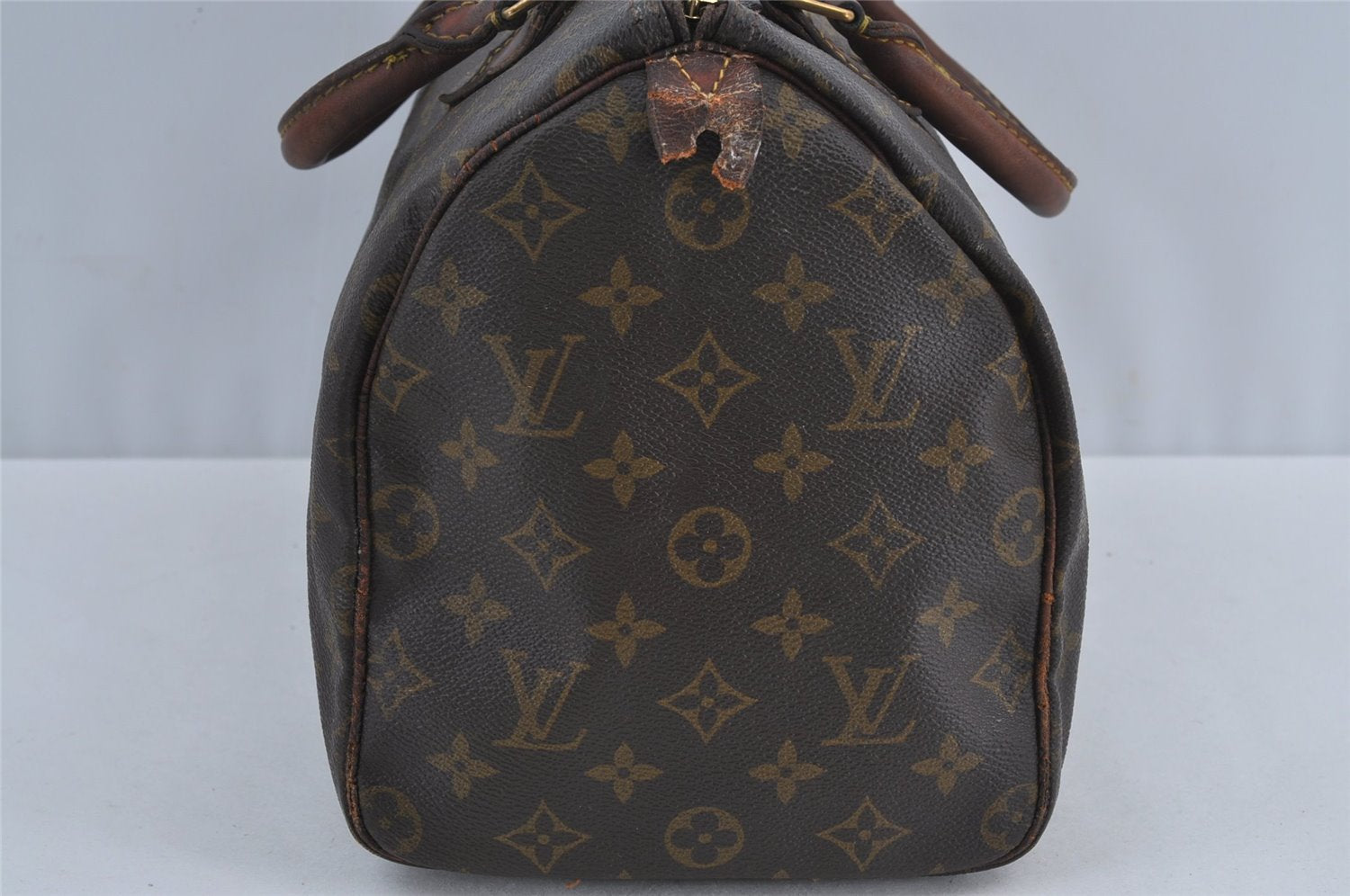 Authentic Louis Vuitton Monogram Speedy 30 Hand Boston Bag M41526 LV H4668