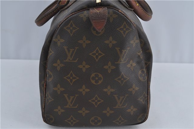 Authentic Louis Vuitton Monogram Speedy 30 Hand Boston Bag M41526 LV H4668