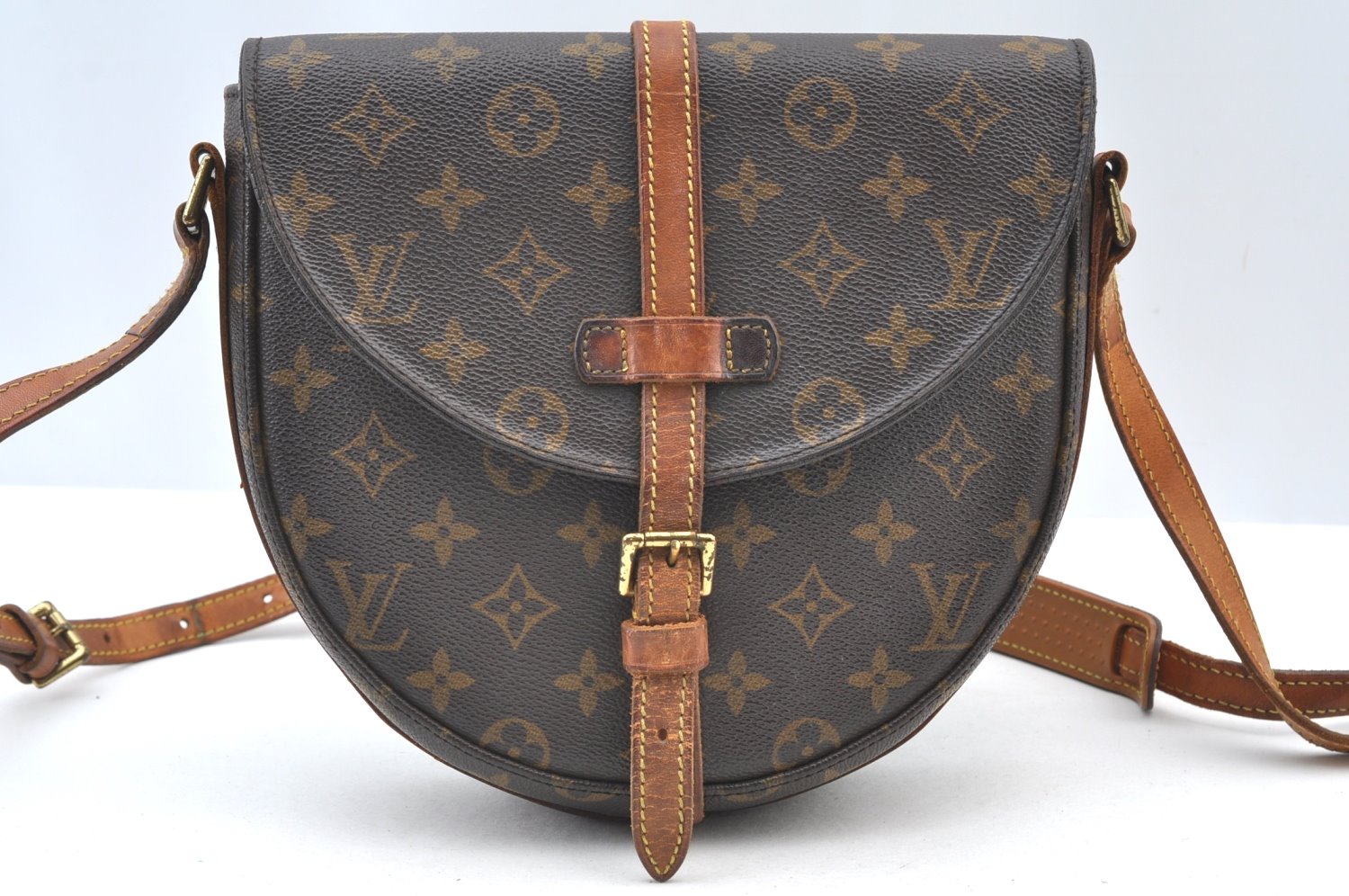 Auth LOUIS VUITTON Monogram Chantilly MM Shoulder Cross Body Bag M51233 LV H8429