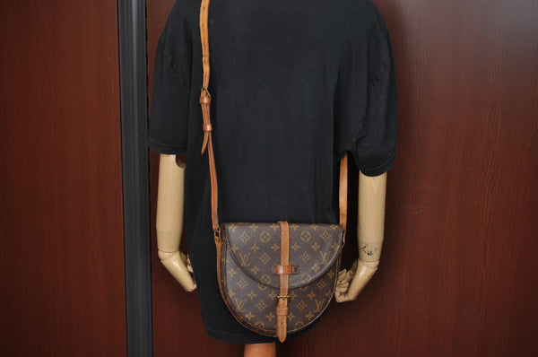 Auth LOUIS VUITTON Monogram Chantilly MM Shoulder Cross Body Bag M51233 LV H8429