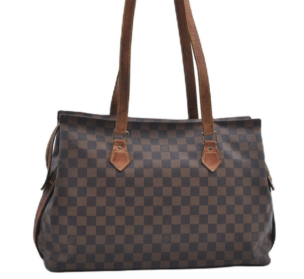 Authentic Louis Vuitton Damier Columbine 100 ANS Shoulder Bag N99037 LV H9941