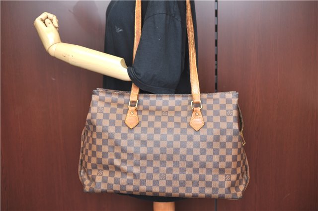 Authentic Louis Vuitton Damier Columbine 100 ANS Shoulder Bag N99037 LV H9941