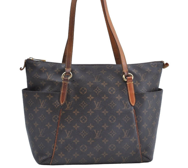 Authentic Louis Vuitton Monogram Totally MM Shoulder Tote Bag M41015 LV J6146