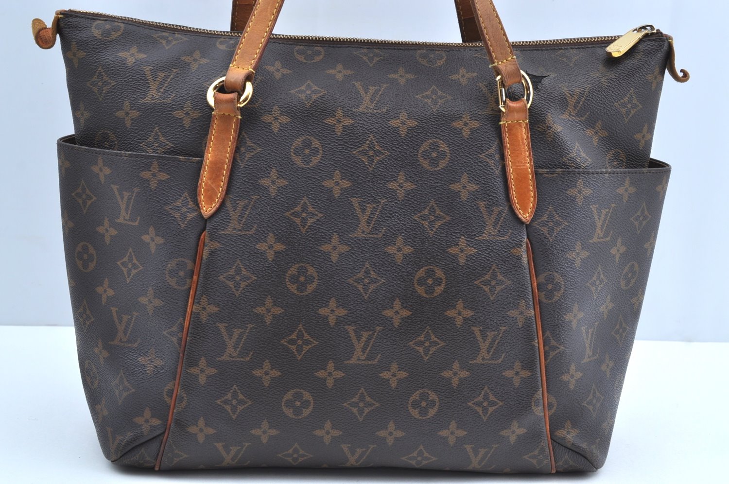 Authentic Louis Vuitton Monogram Totally MM Shoulder Tote Bag M41015 LV J6146