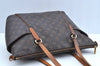 Authentic Louis Vuitton Monogram Totally MM Shoulder Tote Bag M41015 LV J6146