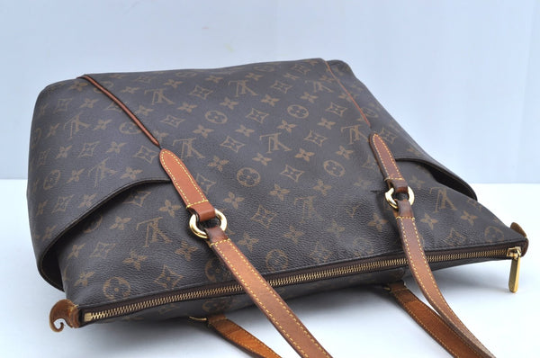 Authentic Louis Vuitton Monogram Totally MM Shoulder Tote Bag M41015 LV J6146