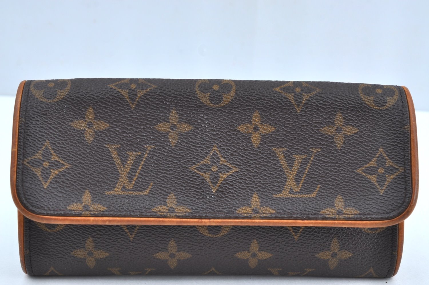 Authentic Louis Vuitton Monogram Pochette Twin PM Shoulder Bag M51854 LV J6308