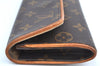 Authentic Louis Vuitton Monogram Pochette Twin PM Shoulder Bag M51854 LV J6308