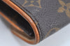 Authentic Louis Vuitton Monogram Pochette Twin PM Shoulder Bag M51854 LV J6308