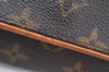 Authentic Louis Vuitton Monogram Pochette Twin PM Shoulder Bag M51854 LV J6308