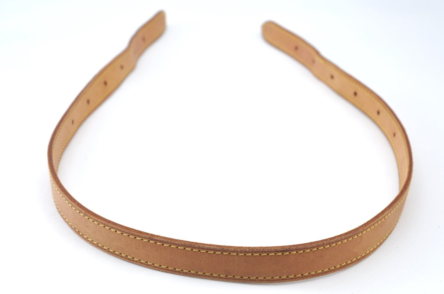 Authe Louis Vuitton Leather Shoulder Strap For Bucket GM 31.9