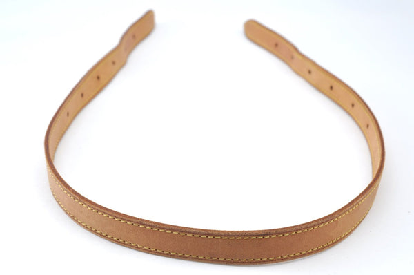 Authe Louis Vuitton Leather Shoulder Strap For Bucket GM 31.9" Beige 3Set J6847