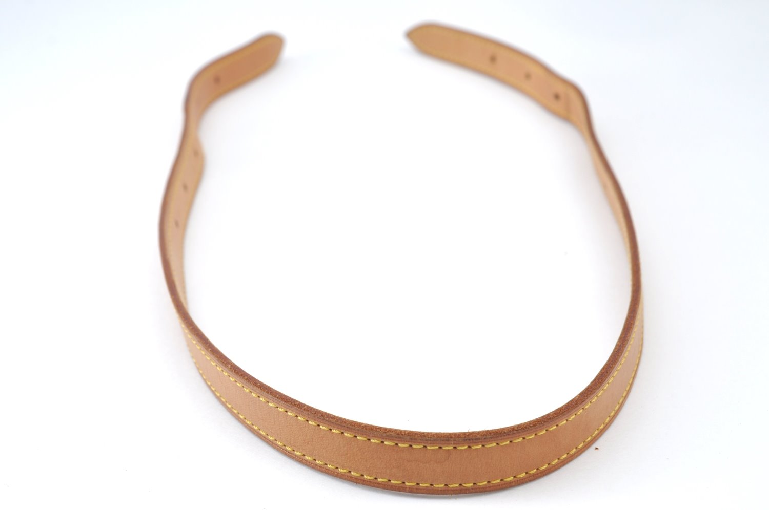 Authe Louis Vuitton Leather Shoulder Strap For Bucket GM 31.9