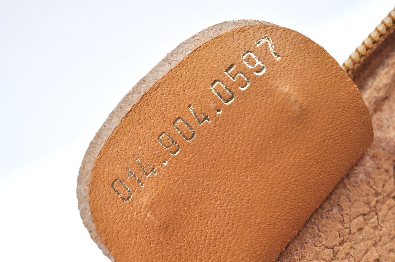 Authentic GUCCI Micro GG PVC Leather Clutch Hand Bag Purse Brown Junk J7273