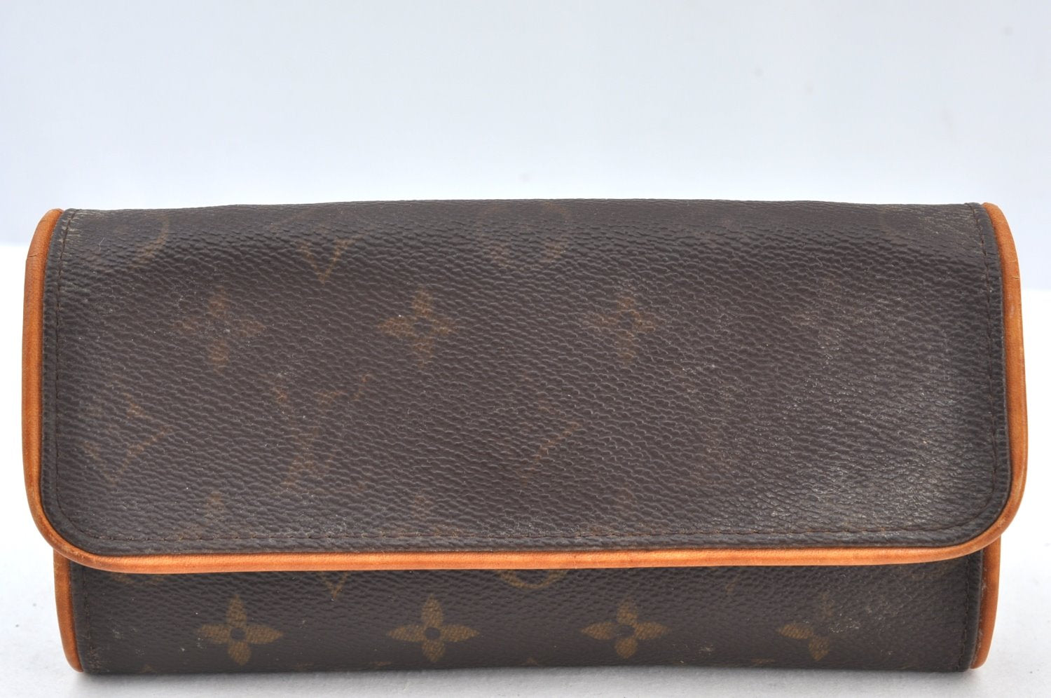 Authentic Louis Vuitton Monogram Pochette Twin PM Shoulder Bag M51854 LV J7407