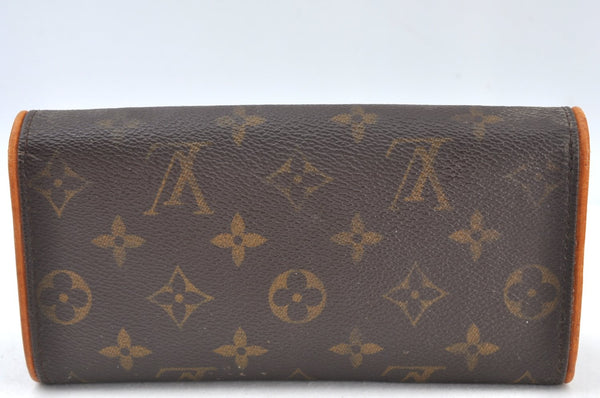 Authentic Louis Vuitton Monogram Pochette Twin PM Shoulder Bag M51854 LV J7407