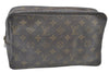 Authentic Louis Vuitton Monogram Trousse Toilette 28 Clutch Hand Bag Junk J7994