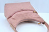 Authentic GUCCI Shoulder Hand Bag Purse GG Canvas Leather 0013386 Pink J8009
