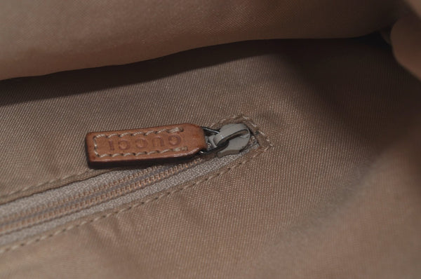 Authentic GUCCI Shoulder Hand Bag Purse GG Canvas Leather 0013386 Pink J8009