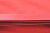 Authentic PRADA Nylon Tessuto Leather Tote Hand Bag Purse Red J8122