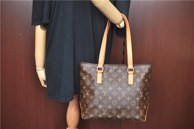 Authentic Louis Vuitton Monogram Cabas Piano Shoulder Tote Bag M51148 LV J8151