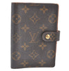Authentic Louis Vuitton Monogram Agenda PM Notebook Cover R20005 LV J8281
