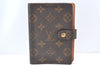 Authentic Louis Vuitton Monogram Agenda PM Notebook Cover R20005 LV J8281